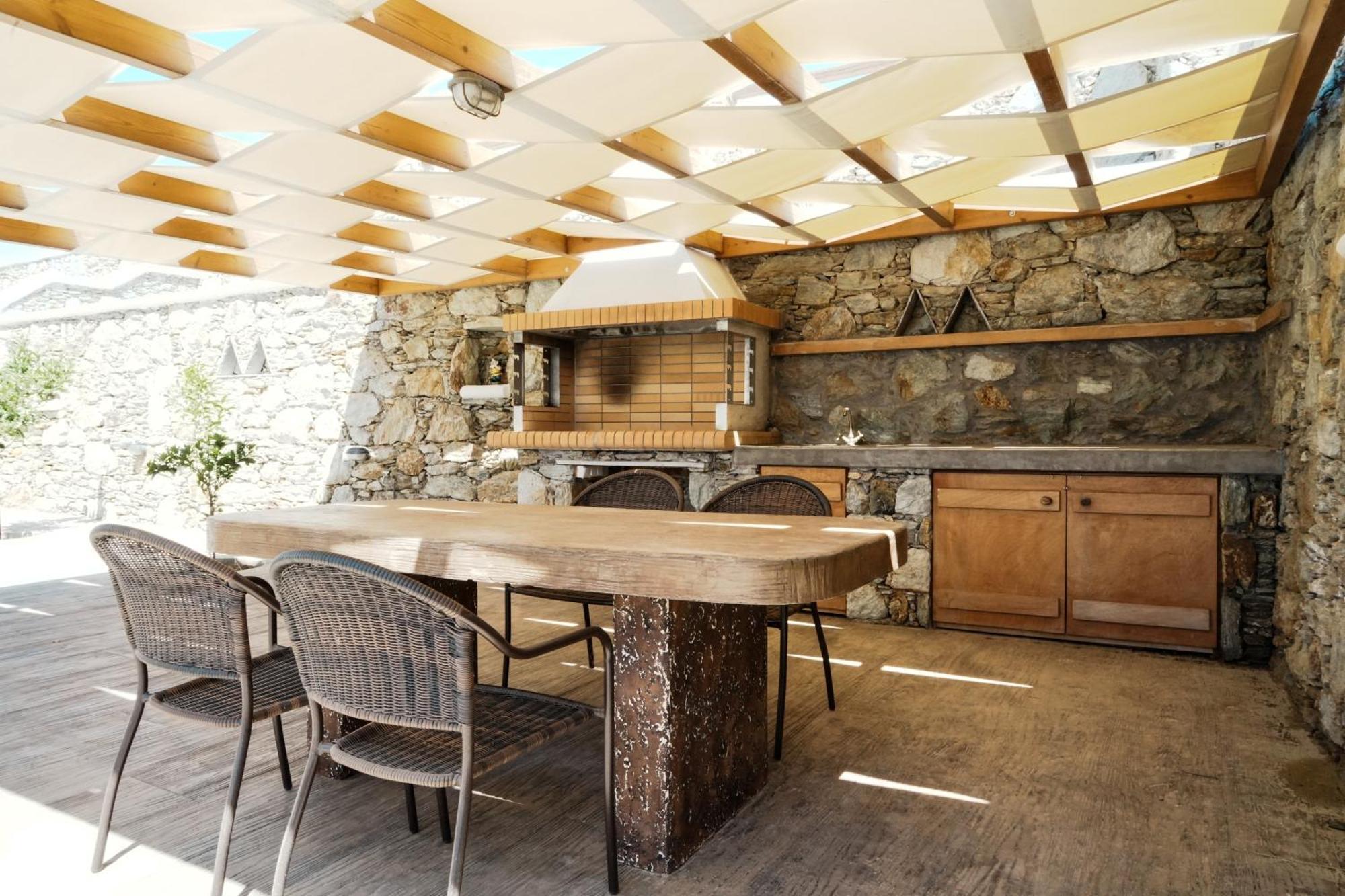 Filokalia 4 Veins - Vacation House With Sea View Caristo Exterior foto